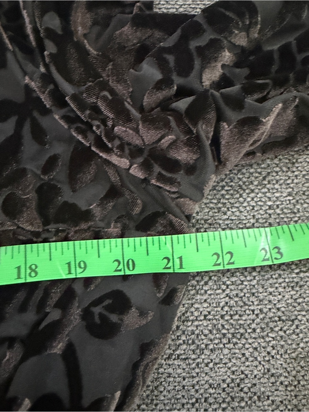 EUC ModCloth Black Burnout Velvet Maxi Dress - Picture 11 of 13